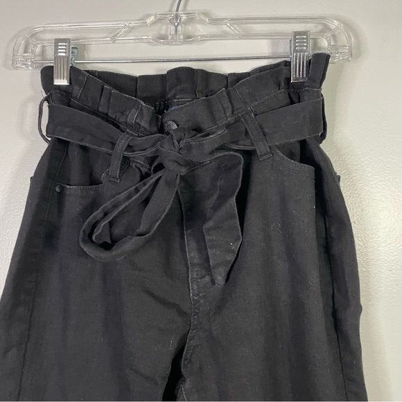 Blue Spice Back Denim High Rise Casual Skinny Mom Jeans Paper Bag Waist Size 5 - Picture 4 of 8